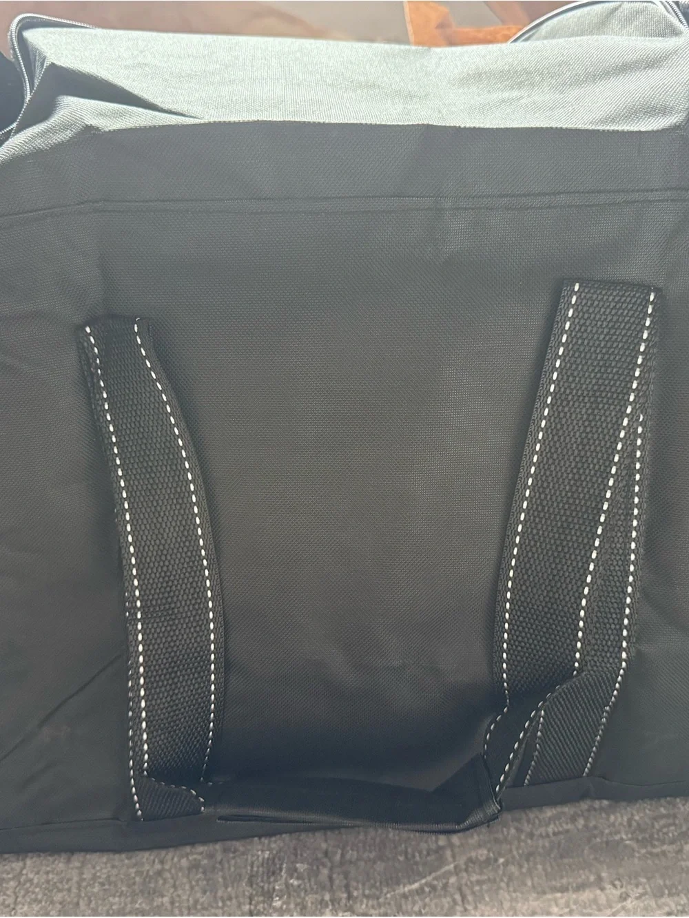Original New Zealand Black Canvas Travel Tote/Gym Bag